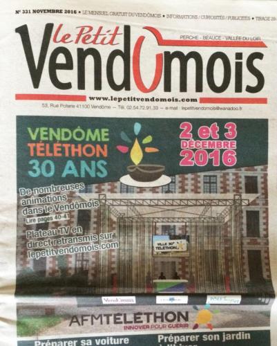 Le Petit Vendomois – Novembre 2016 –    n°331